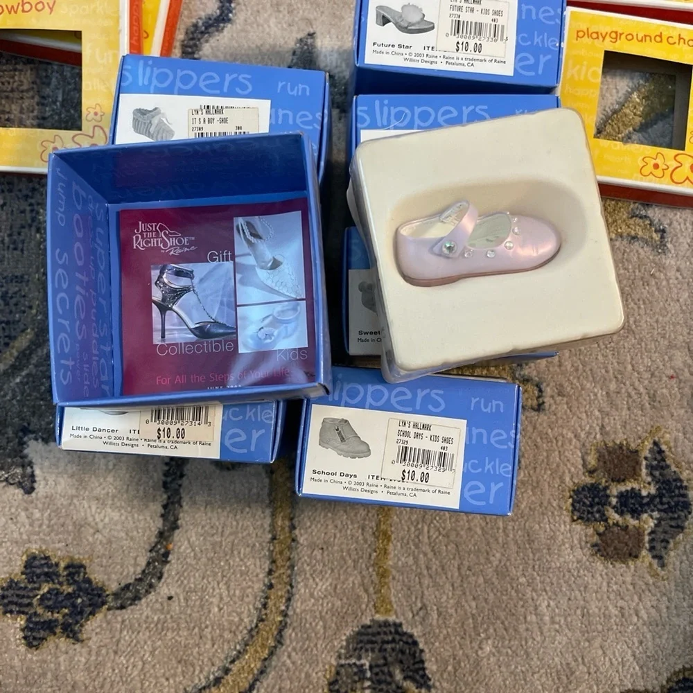 Lot Of 8, 'Just The Right Shoe' For Kids by Raine. 2003, NIB. Guaranteed!